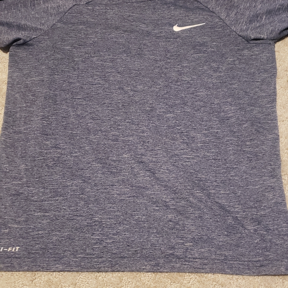 Nike Men's Heathered Blue Short Sleeve Tee